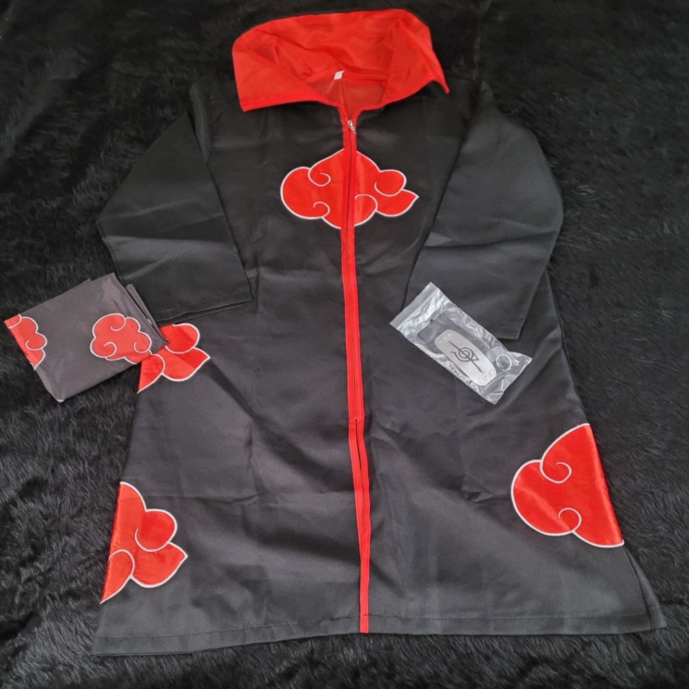 *NEW* Naruto Cosplay Cloak Set and Scarf 2X